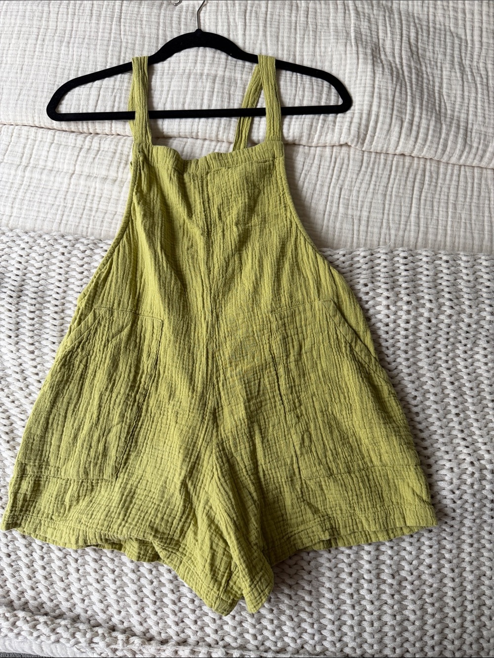 Billabong Lime Green Lightweight Swim Coverup Romper